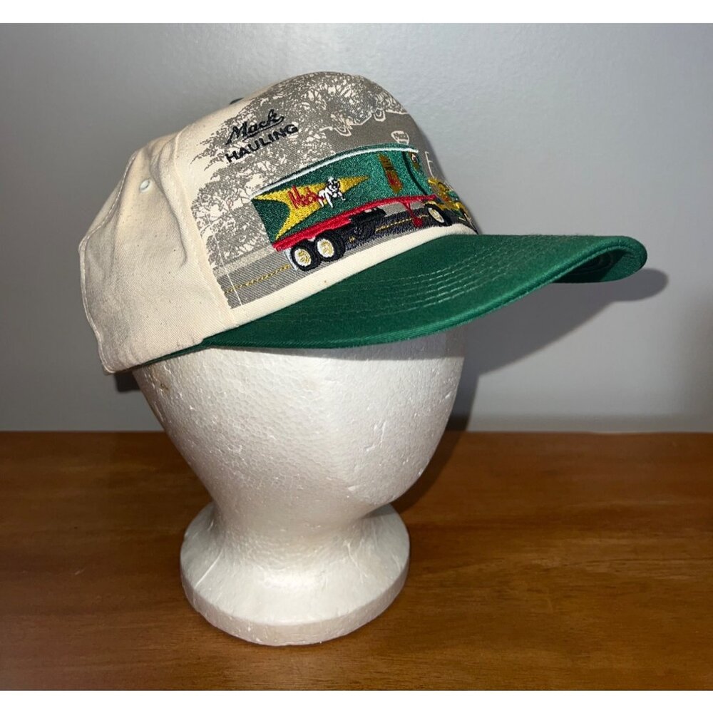 Vintage Mack Truck Haulter Cap Snapback Trucker Hat USA Bulldog